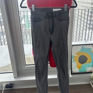 Noisy May Charcoal Gray Skinny Jeans